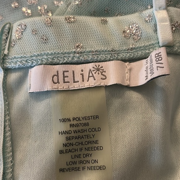 Mint Green Dress with Silver Accents - Picture 7 of 7